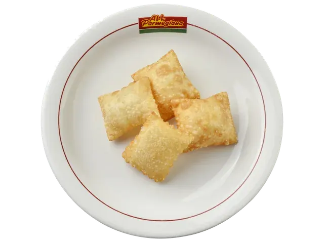 Pasteizinhos de Queijo, prato completo com acompanhamentos